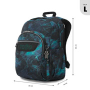 Foto de Mochila Escolar Totto Gelido Azul 