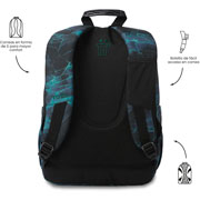 Foto de Mochila Escolar Totto Gelido Azul 