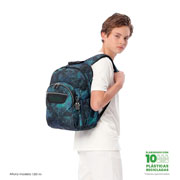 Foto de Mochila Escolar Totto Gelido Azul 