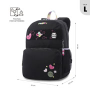 Foto de Mochila Escolar Totto Glowing Negro 