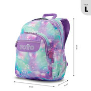 Foto de Mochila Escolar Totto Korina Morado 