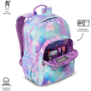 Foto de Mochila Escolar Totto Korina Morado 