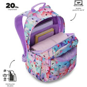 Foto de Mochila Escolar Totto Mewsy 3D Morado 