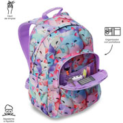 Foto de Mochila Escolar Totto Mewsy 3D Morado 