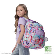 Foto de Mochila Escolar Totto Mewsy 3D Morado 