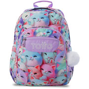 Foto de Mochila Escolar Totto Mewsy 3D Morado 