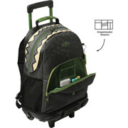 Foto de Mochila Escolar Totto Mj03 Dino Con Ruedas Grisemana A La Vista Erde 