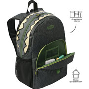 Foto de Mochila Escolar Totto Mj04 Dinoland Grisemana A La Vista Erdd 