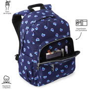 Foto de Mochila Escolar Totto Nacary Glitter Azul 