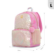Foto de Mochila Escolar Totto Unicorn Kisses L Amarillo 