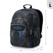 Foto de Mochila Escolar Totto Verat Negro 