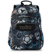 Foto de Mochila Escolar Totto Verat Soccer Negro 