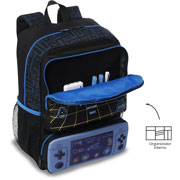 Foto de Mochila Escolar Totto Vortex L Negro 