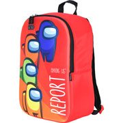 Foto de Mochila Escolar Yadatex Amg027 Among Us Rojo 