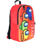 Foto de Mochila Escolar Yadatex Amg027 Among Us Rojo 