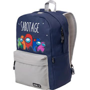 Foto de Mochila Escolar Yadatex Amg028 Among Us Azul 