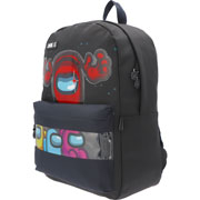 Foto de Mochila Escolar Among Us Negro Yadatex 