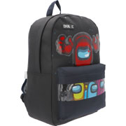 Foto de Mochila Escolar Among Us Negro Yadatex 