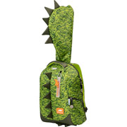Foto de Mochila Escolar Yadatex Anp012 Animal T-Rex Verde 