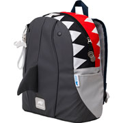 Foto de Mochila Escolar Yadatex Anp013 Animal Tiburón Gri 