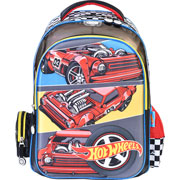 Foto de Mochila Escolar Yadatex Hws010 Hot Wheels Multicolor 