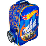 Foto de Mochila Escolar Yadatex Hws012 Hot Wheels Azul 