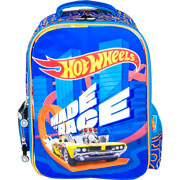 Foto de Mochila Escolar Yadatex Hws012 Hot Wheels Azul 