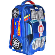Foto de Mochila Escolar Yadatex Hws014 Hot Wheels Azul 