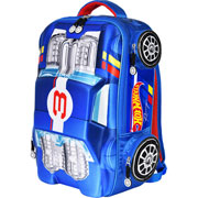 Foto de Mochila Escolar Yadatex Hws014 Hot Wheels Azul 