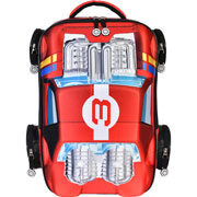 Foto de Mochila Escolar Yadatex Hws015 Hot Wheels Rojo 