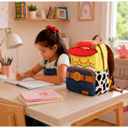 Foto de Mochila Escolar Yadatex Jessie Toy Story DTS047 Cafe 