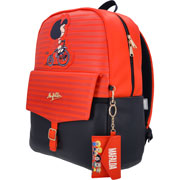 Foto de Mochila Escolar Yadatex Mafalda MLD014 Rojo/Marino 