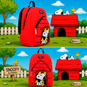 Foto de Mochila Escolar Yadatex Peanuts PNT048 Rojo 