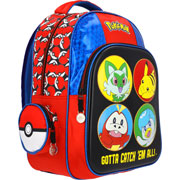 Foto de Mochila Escolar Yadatex Pokemon PKM015 Rojo 