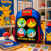 Foto de Mochila Escolar Yadatex Pokemon PKM015 Rojo 
