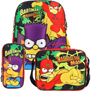 Foto de Set 3 en 1 Escolar Yadatex The Simpsons SIM008 Rojo 