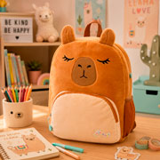 Foto de Mochila Escolar Yadatex Squishmallows SQM010 Cafe 