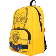Foto de Mochila Escolar Yadatex Star Wars STR023 Amarillo/Blanco 