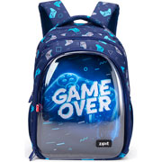Foto de Mochila Escolar Zipit Clear Top Game Over 
