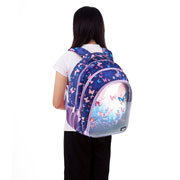 Foto de Mochila Escolar Zipit Clear Top Mariposas 