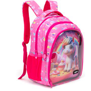Foto de Mochila Escolar Zipit Clear Top Unicornio 