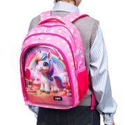 Foto de Mochila Escolar Zipit Clear Top Unicornio 