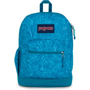 Foto de Mochila Jansport Cross Town Plus Green Daisies 