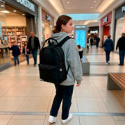Foto de Mochila Juvenil American Bags Negro 