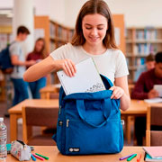 Foto de Mochila Juvenil American Bags Petroleo 