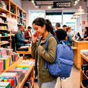 Foto de Mochila Juvenil American Bags Plumbago 