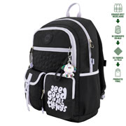 Foto de Mochila Juvenil Disvasari Mozioni Black Vibes Negro 