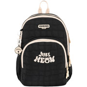 Foto de Mochila Juvenil Disvasari Mozioni Just Meow Black Negro 