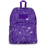 Foto de Mochila Juvenil Jansport Superbreak Plus Dub Doodle Purple 