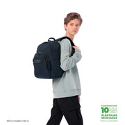 Foto de Mochila Juvenil Totto Ecole Solid Azul 